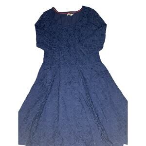 Johnnie B blue lace dress size 15